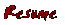 Resume